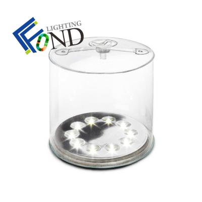 China Inflatable Solar Lantern Led Garden Lights Emergency Waterproof Survival Camping Hiking for sale