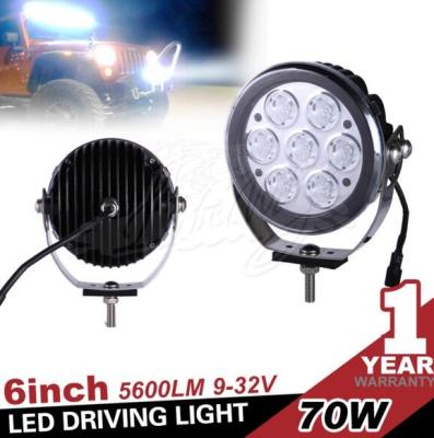 Chine 6 antibrouillard de la moto LED de camion de pouce 5600 LM 70w/lumière d'entraînement pour la voiture 4 x 4 à vendre