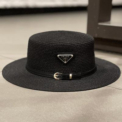 China Wholesale Picture Fashion Triangle Designer Summer Beach Shading Straw Hat New for sale