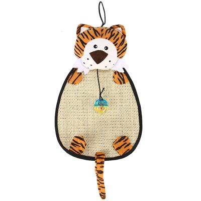 China Viable Creative Sisal Monkey Mouse Cartoon Scratching New Board Cat Scratcher Machine Cat Scratcher Toys for sale