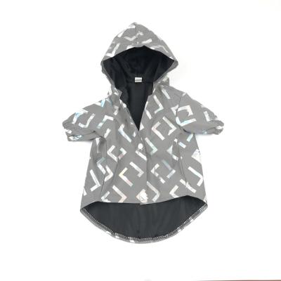 China Wholesale Viable Large Size Rainy Pet Clothing Hoodie Coat Dog Designs Brand Reflective Dog Clothes Autumn Dog Clothing for sale