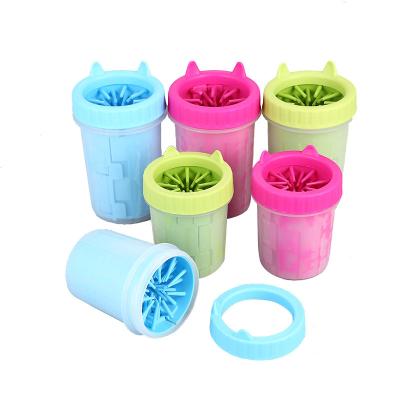 China Viable Hot Selling Portable Muddy Claw Care Pet Grooming Brush Dog Paw Cleaner Pet Foot Washer Cup for sale