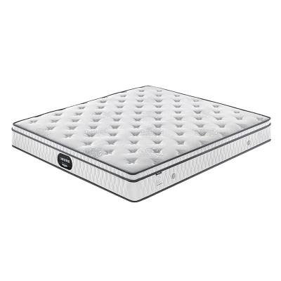 China 10 Inches Hypoallergenic 9 Layers Double Stain Resistant Euro Spring Latex Foam Latex Foam Top Mattress for sale