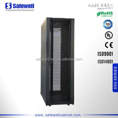 China SPCC Safewell SSG Series High Loading Capacity 1200kgs Floor Standing Server Network Rack for sale