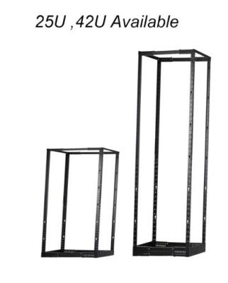 China SPCC 42U Open Frame Server Rack with Adjustable Depth for sale