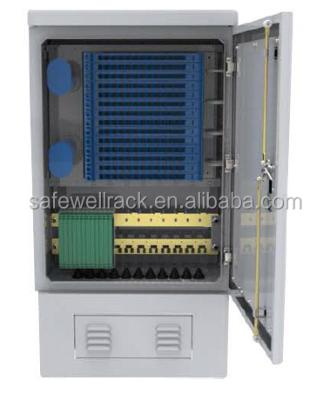 China Safewell IP65 Outdoor Telecom Cabinet With Customized Heat-Exchanger for sale