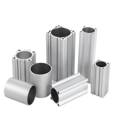 China Industrial Application Hot Selling Aluminum Profile Cylinder Tube 6063 T5 H11 Pneumatic Aluminum Honed Tube For Pneumatic Cylinder Barrel for sale