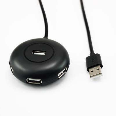 China ABS Shell +PVC High Speed ​​Left Wire Promotion Gift HUB 4 USB2.0 For Laptop Computer for sale