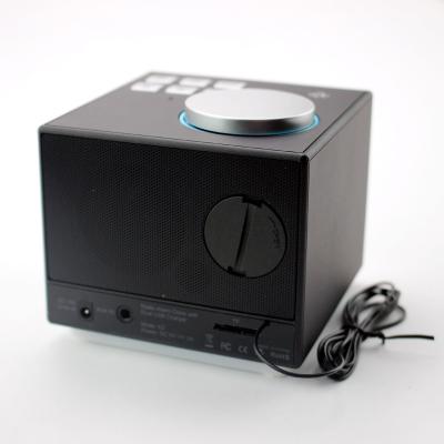 China Wireless FM Radio Alarm Clock Speaker With Big Screen For Hotel Room Speaker Indoors for sale