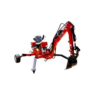 China Factory high quality mini towable backhoe excavator ready to transport for sale