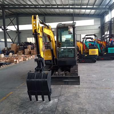 China Free Shipping Construction Digging/Garden Mini Excavator Machinery 4.0ton Mini Excavator Hydraulic Crawler Digging Excavator For Sale for sale