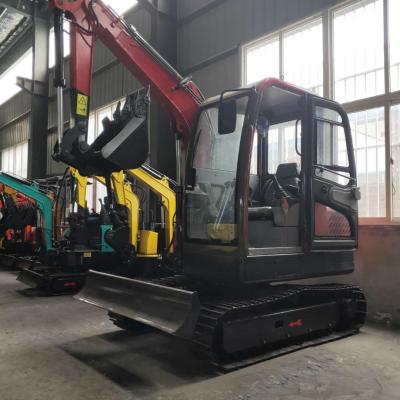 China Free Shipping 0.26M3 Bucket 4 Ton Digger Mini Crawler Excavator For Sale for sale