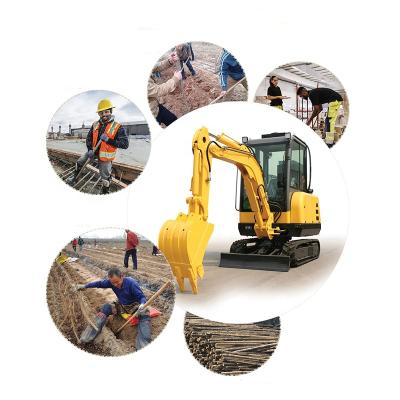 China China Factory Supply Brand New Construction Digging/Garden Crawler Excavator 3.0t 3T Mini Excavator For Garden Used for sale