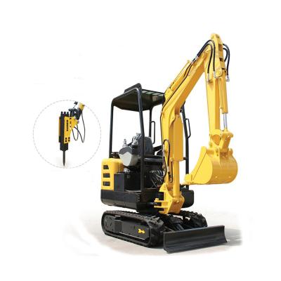 China Construction Digging/Excavator 2 Ton Diesel China Best Mini Crawler Excavator Sd 20u Mini Garden 0.045m3 Bucket 2.0 for sale