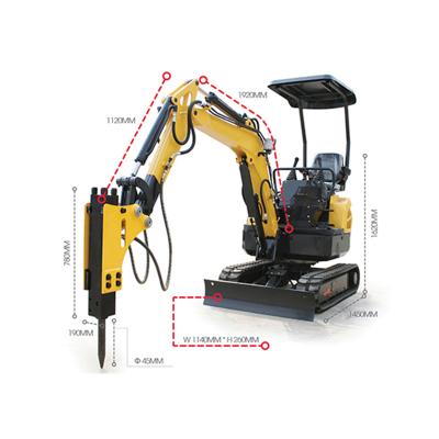 China Construction digging/price Mini Garden Excavator 1800kg 1.8t best 1.8 ton new cheap price for sale for sale