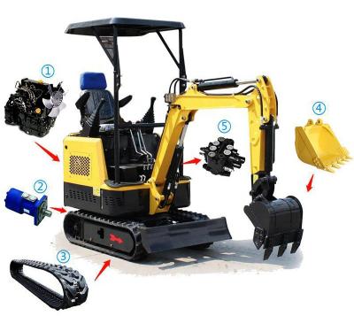 China Cheap Construction Digging/Supply 1500kg 1.5t 1.5 Ton Hydraulic Crawler Excavator From China Factory Price Garden With CE/EPA Certificate On Sale for sale