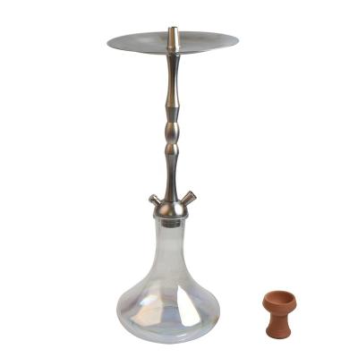 China Elegent Stainless Steel Shape Hookah Parts Hookah Steamer Stainless Steel Russian Straight Hookah Shisha Set S-7013 for sale