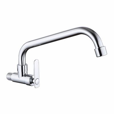 China Thermostatic Faucets Wholesale Single Handle 1/2 Inch Cold Water Kitchen Sink Wall Mounted Faucet for sale