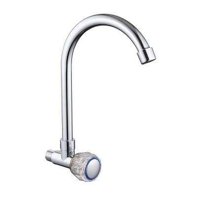 China Thermostatic Faucets Nanan Factory Chrome Plated ABS Handle Long Neck Kitchen Faucet for sale