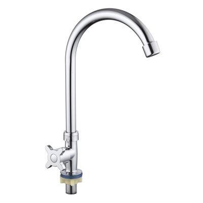 China Other hot sale wholesale commercial cheap 360 degree kitchen faucet with cross handle for sale