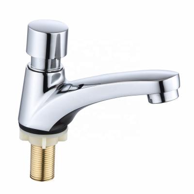 China Thermostatic Faucets Water Saving Public Wash Bathroom Basin Self Closing Time Delay Faucet for sale