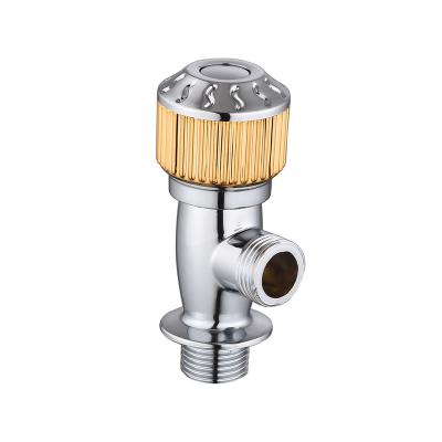 China Modern Zinc Alloy Quarter Turn Water Angle Valve Faucet Triangle Valve G1/2 for sale