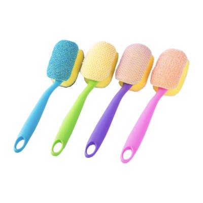 China Baby Sponge Handle Glass Viable Seal Brush Plastic Bottle Brush for sale