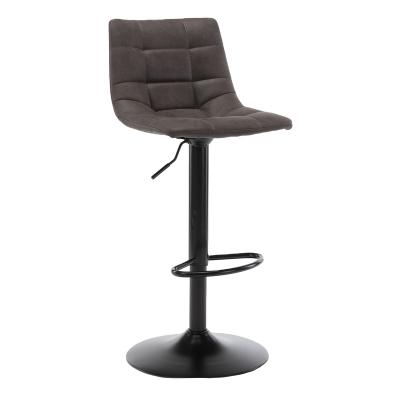 China Contemporary Bar Stool - PU seat, chromed gas lift and base, height adjustable. for sale