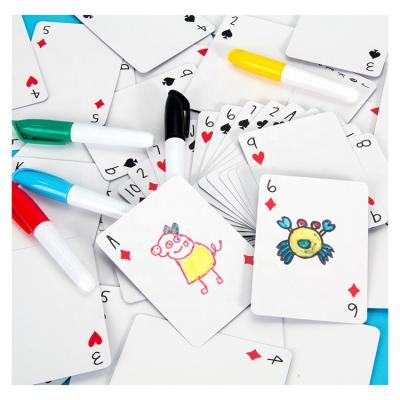 China Entertaiment Playing Cards Design Your Own Personalized Unique Cards Poker Cards Kids Puzzle Playing Cards for sale