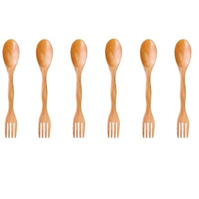 China Disposable Eco-Friendly Hot Selling Spoon Fork Knife Disposable Wooden Cutlery for sale