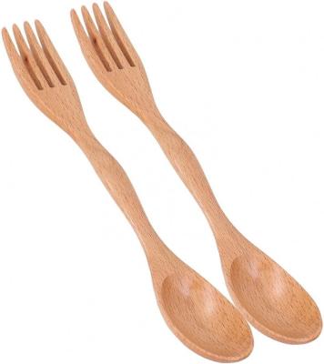 China Hot Selling Biodegradable Wooden Cutlery Spoon Knife Disposable Eco-Friendly Wooden Disposable Fork Set Disposable Wood Cutlery for sale