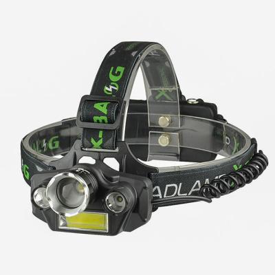 China X-BALOG ZOOM Outdoor Camping COB 18650 LED Rechargeable Headlight Flashlight for sale