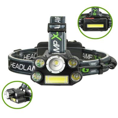 China BaiLong Factory Supply Adjustable Camping Lamp Head 10W T6 Led Light USB Rechargeable Headlamp for sale