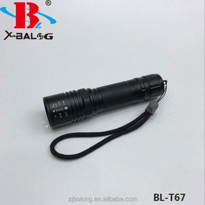 China 220V BAILONG BRAND ZOOM camping rechargeable flashlight for sale