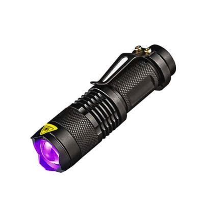 China Camping Torch 365nm LED Blacklight Ultraviolet UV Flashlight for Detecting Dog Spots for Checking Passport Money Cosmetic and More for sale