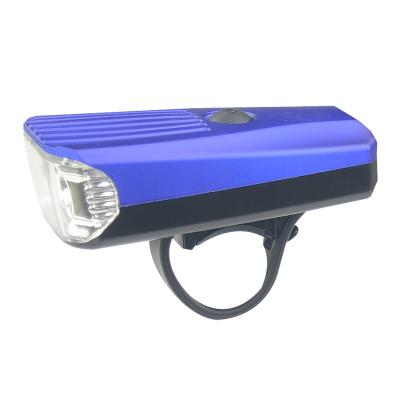 China Hot Sales ABS Plastic USB Rechargeable Bicycle Front Light for sale