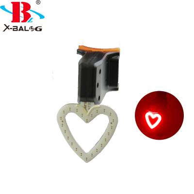 China ABS Plastic Micro USB LED Bike Light COB Tail Light Rechargeable Cycling Rear Light for sale