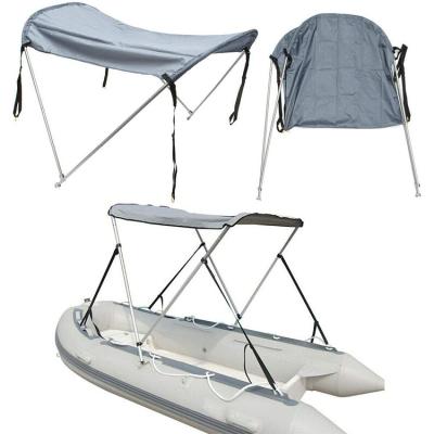 China Waterproof Inflatable Boat Bow Boat Top Sun Shade Protection Bimini Bimini Pontoon Boat Top Cover for sale