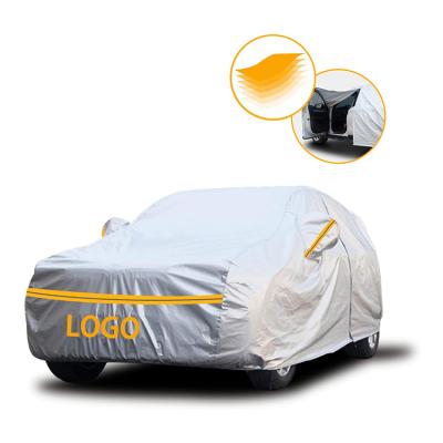 China High Quality Water Resistant UV Proof Weather Proof Snow Proof Car Cover Car Accessories Retractable Waterproof Outdoor Covers for sale