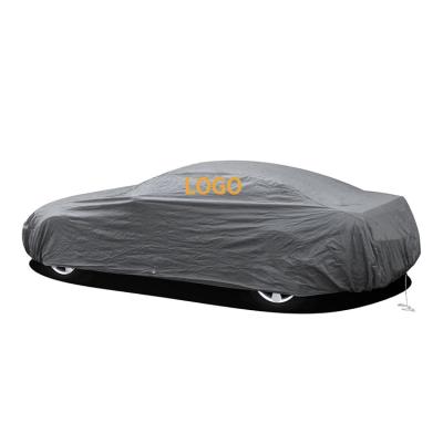 China Large UV Water Resistant Heat Reflective Seam Classic Roll Under Crease Universal Windshield Nonwoven Fabric Car Cover for sale