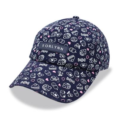 China Forlynn COMMON 100% Polyester Customize Rubeber Logo Embossed Baseball Cap for sale