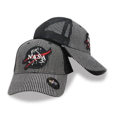 China breathable & Waterproof Hot Sales Curve Flat Or 3D Embroidery Logo Trucker Mesh Cap for sale