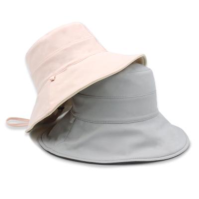 China Verified Custom Sun Protection And UV Protection UPF50+ Summer Ice Silk Fabrics Outdoor Bucket Hat for sale