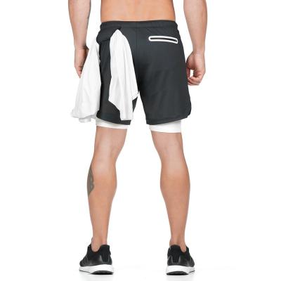 China Wholesale Custom Running Logo Sport Tights Viable Shorts Mens 2 In 1 Mens Shorts With Pockets for sale