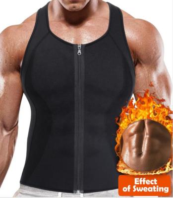 China Antibacterial Men Shapewear Sweat Neoprene Sauna Sweat Suit Hot Thermal Men Sweat Vest for sale