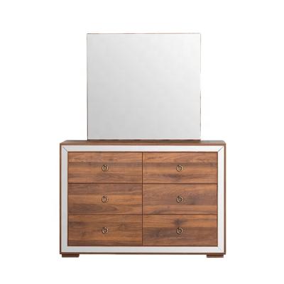 China Newest Stylish Goods Comfortable High Quality Simple Modern Wooden Durable Dresser With Mirror Dressing Table Designs For Bedroom for sale