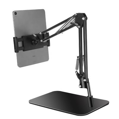 China Adjustable Multifunction Foldable Mobile Desktop mobile phone stand height adjustable mechanical arm cell phone tablet holder stand for sale