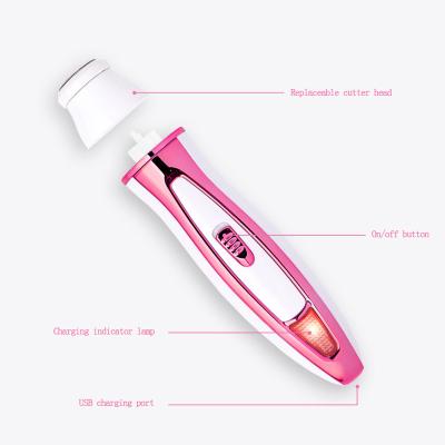 China Outdoor Hot Selling Pink Cordless Nose Hair USB Portable Waterproof Full Body Waterproof Hair Trimmer for sale