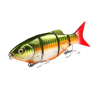 China Hot Bearking 11cm 27g Quality Professional Jointed Swim Bait Minnow Fishing Hard Lures SB for sale