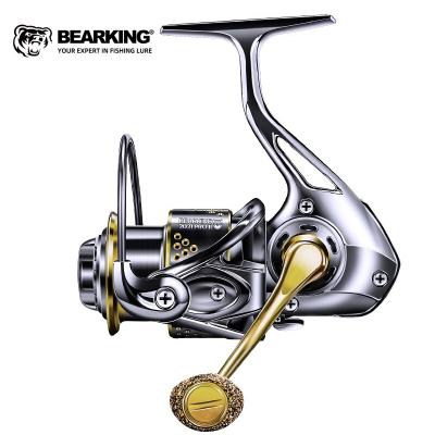 China LEFT HAND BEARKING Brand AF Series 9BB Stainless Steel Bearing 5.2:1 Fishing Reel Drag System 10Kg Spin Wheel Fishing Reel for sale